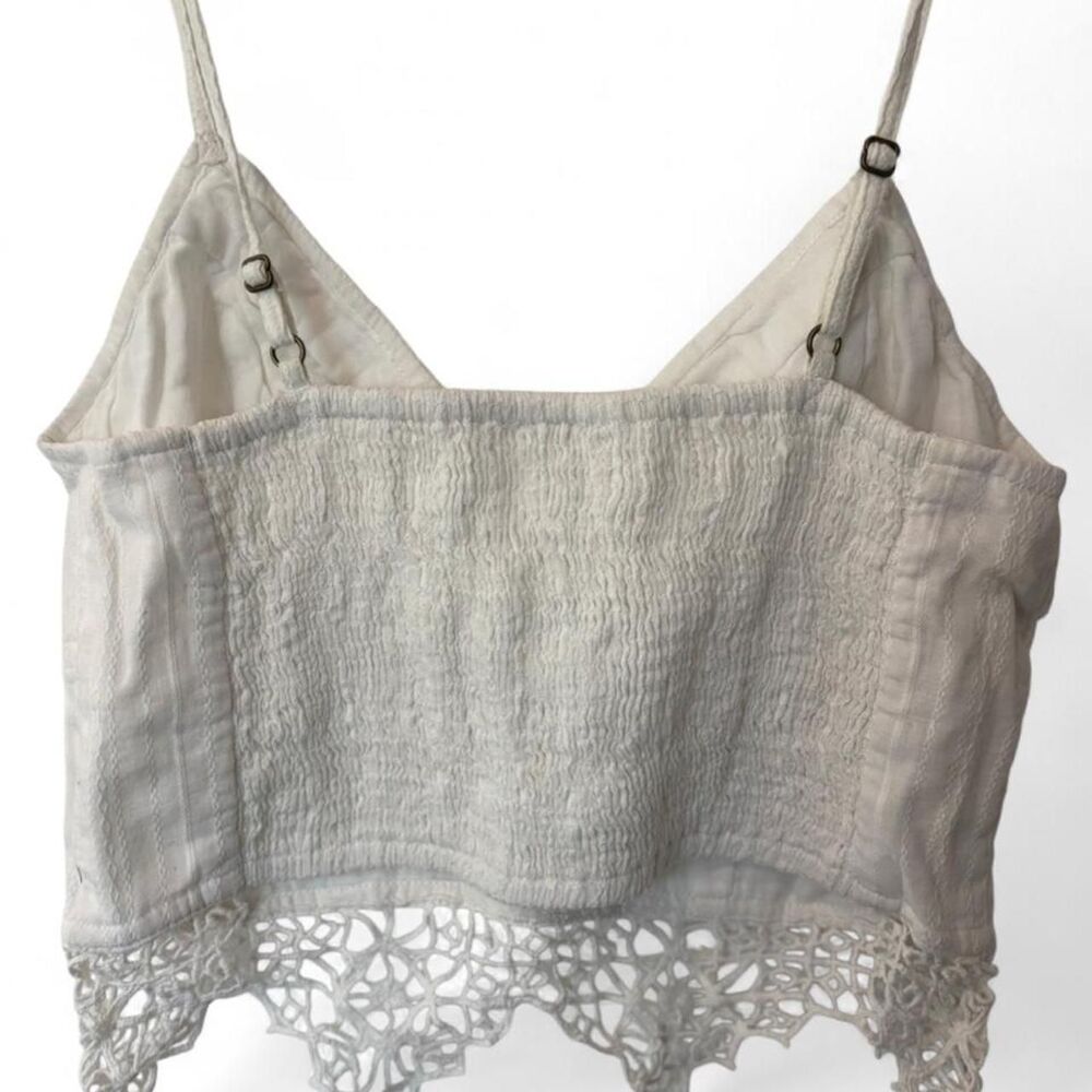 Free-people Women's White Crop-top - Picture 3 of 6